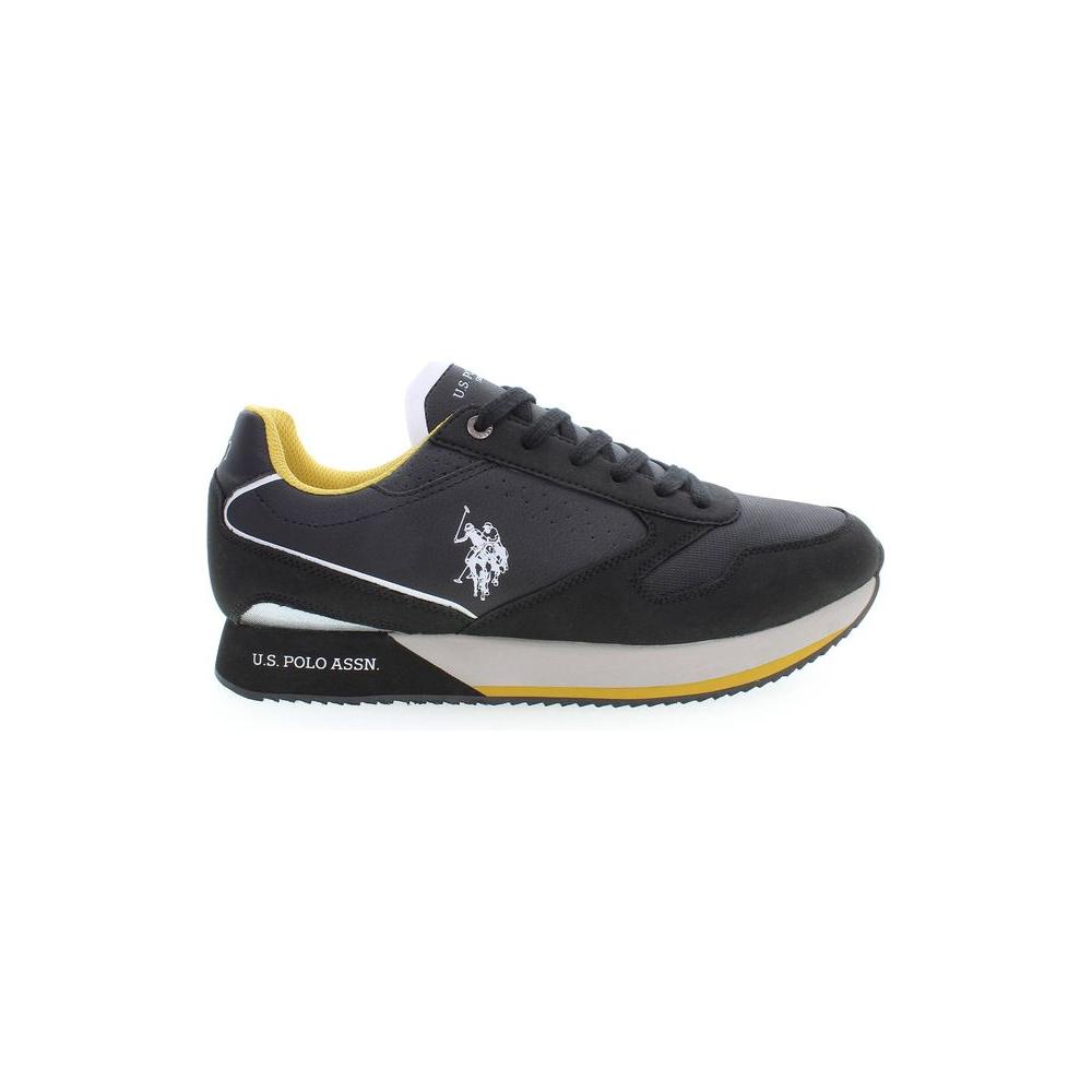 U.S. POLO ASSN. Sleek Black Lace-Up Sports Sneakers sleek-black-lace-up-sports-sneakers-3