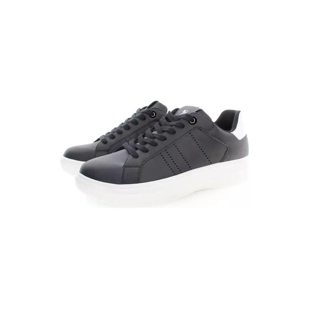 U.S. POLO ASSN. Elevated Black Lace-Up Sneakers elevated-black-lace-up-sneakers