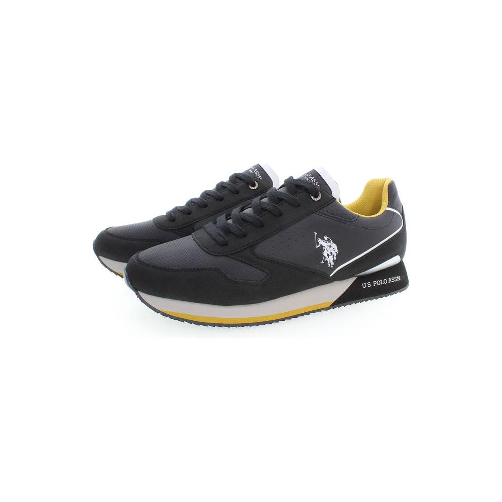 U.S. POLO ASSN. Sleek Black Lace-Up Sports Sneakers sleek-black-lace-up-sports-sneakers-2