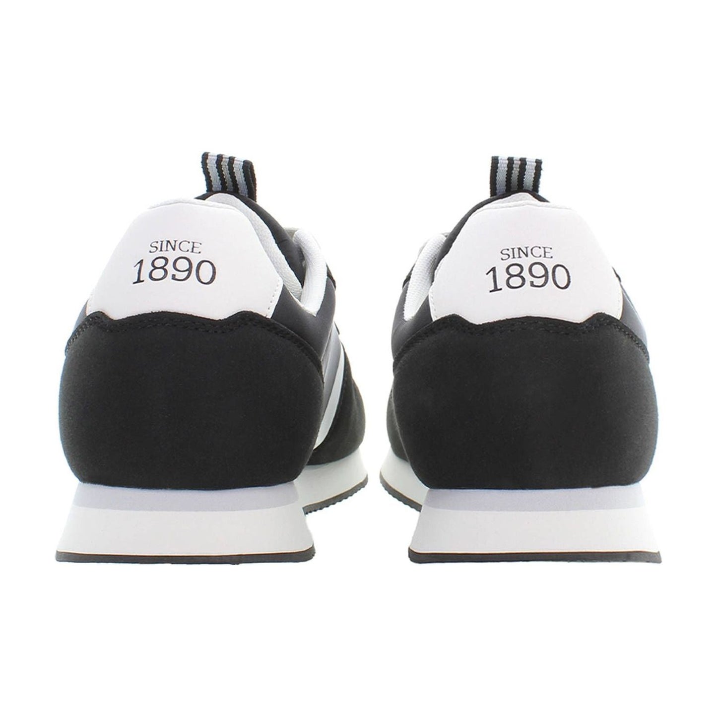 U.S. POLO ASSN. Sleek Black Sneakers with Contrast Accents sleek-black-sneakers-with-contrast-accents