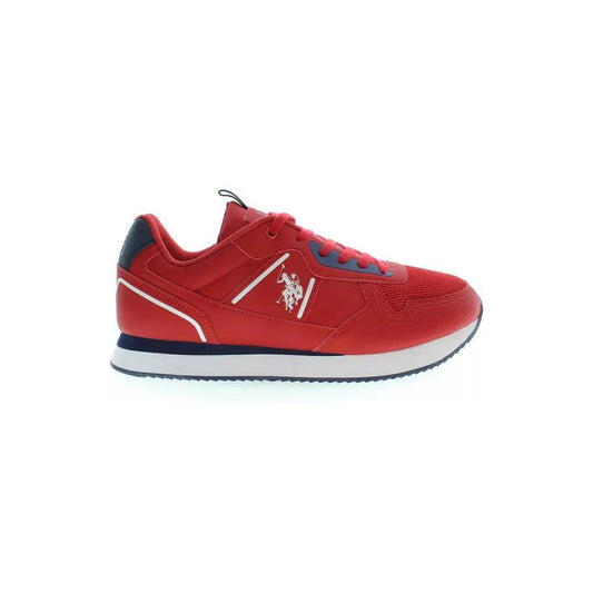 U.S. Polo Pink Lace-Up Sports Sneakers