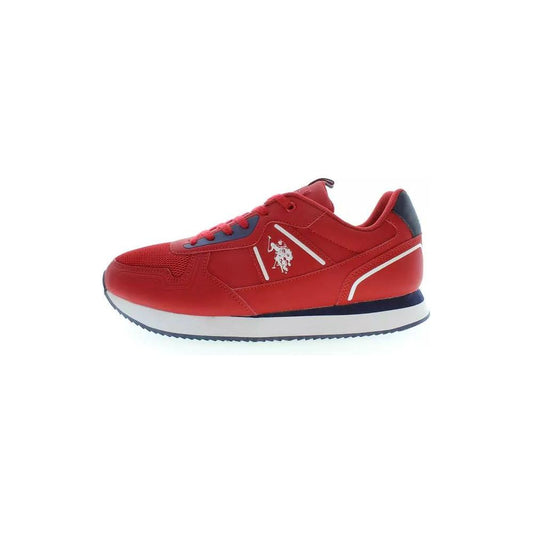 U.S. POLO ASSN. | U.S. Polo Pink Lace-Up Sports Sneakers| McRichard Designer Brands   