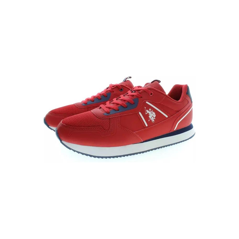 U.S. POLO ASSN. | U.S. Polo Pink Lace-Up Sports Sneakers| McRichard Designer Brands   
