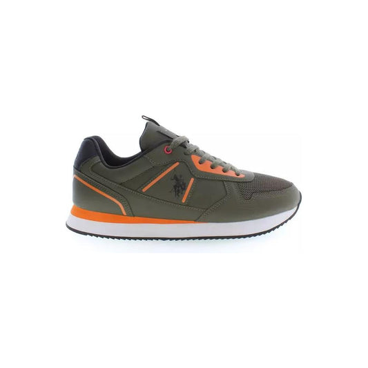 U.S. POLO ASSN.Green Lace-Up Sneakers with Contrasting DetailsMcRichard Designer Brands£79.00
