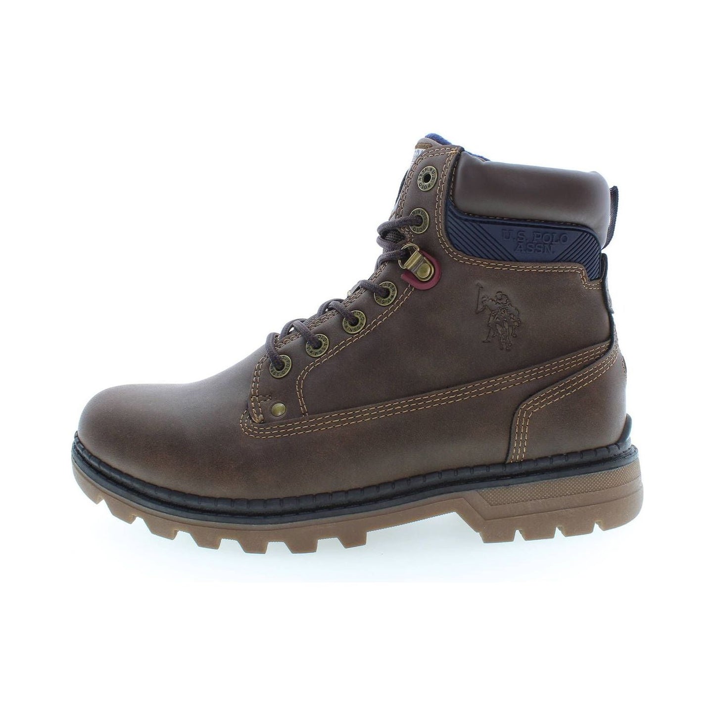 U.S. POLO ASSN. Elegant High Lace-Up Boots with Logo Accents elegant-high-lace-up-boots-with-logo-accents