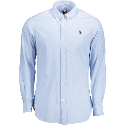 Chic Slim Fit Long Sleeve Button-Down Shirt
