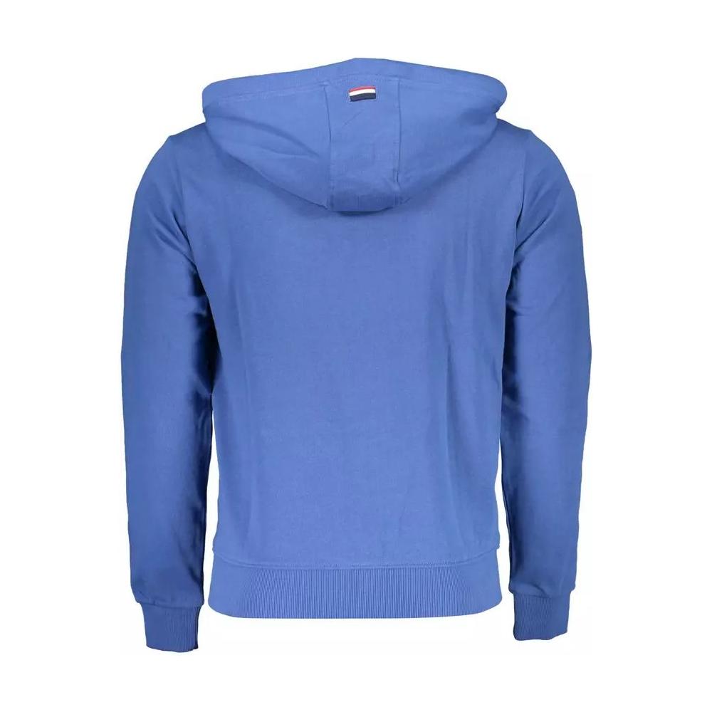 U.S. POLO ASSN. Chic Blue Cotton Hooded Sweatshirt chic-blue-cotton-hooded-sweatshirt-1