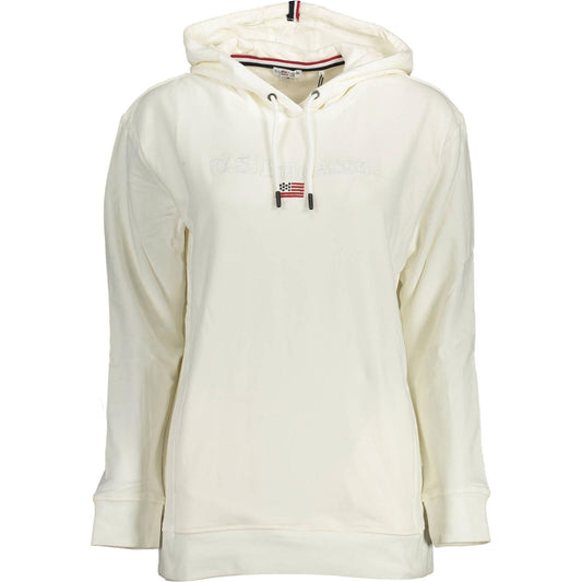 U.S. POLO ASSN.Chic White Hooded Sweatshirt with EmbroideryMcRichard Designer Brands£99.00