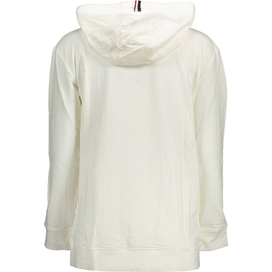 U.S. POLO ASSN. Chic White Hooded Sweatshirt with Embroidery chic-white-hooded-sweatshirt-with-embroidery
