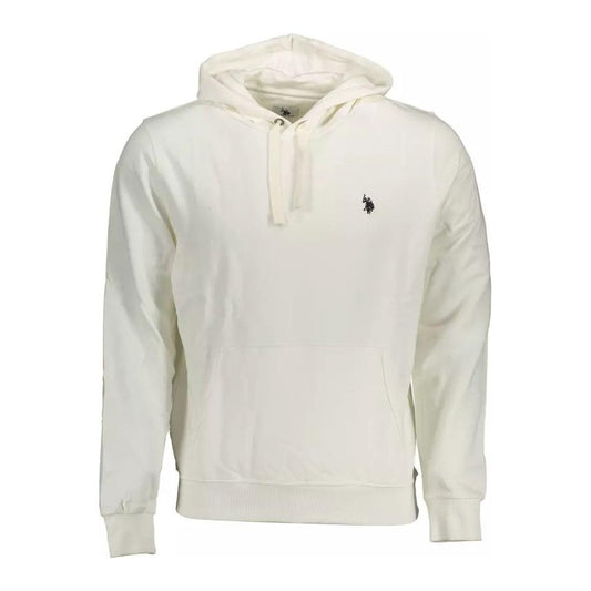 U.S. POLO ASSN. Chic White Cotton Hooded Sweatshirt chic-white-cotton-hooded-sweatshirt