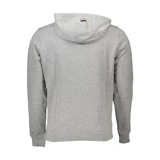 U.S. POLO ASSN. Classic Hooded Gray Cotton Sweatshirt classic-hooded-gray-cotton-sweatshirt