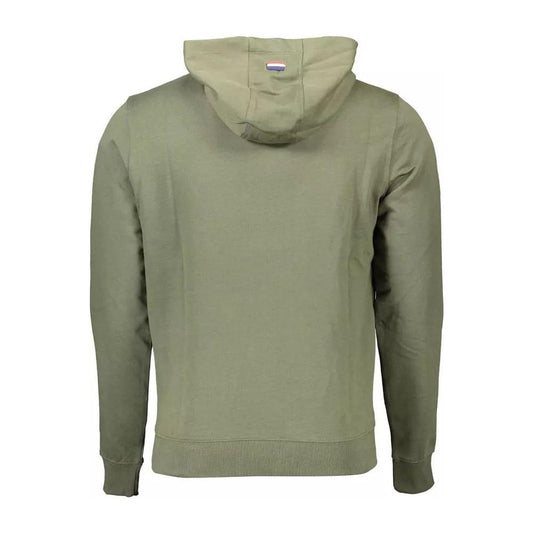 U.S. POLO ASSN. Elegant Green Hooded Sweatshirt With Logo elegant-green-hooded-sweatshirt-with-logo