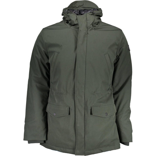 U.S. POLO ASSN. | Versatile Green Hooded Jacket with Logo Detail| McRichard Designer Brands   