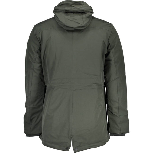 U.S. POLO ASSN. | Versatile Green Hooded Jacket with Logo Detail| McRichard Designer Brands   