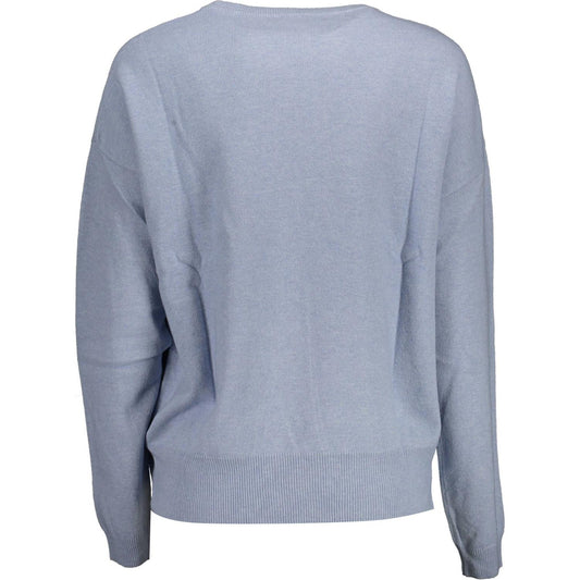 U.S. POLO ASSN. Elegant Light Blue Embroidered Sweater elegant-light-blue-embroidered-sweater