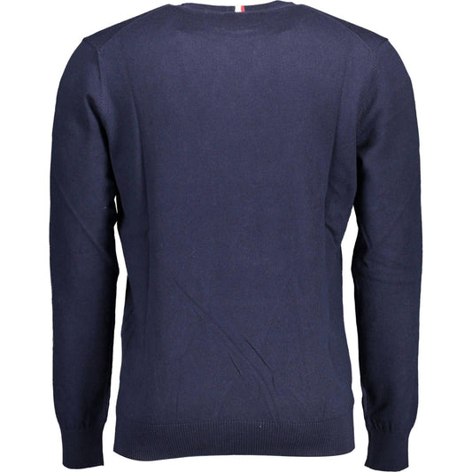 U.S. POLO ASSN. Sophisticated Blue Cotton Cashmere Sweater sophisticated-blue-cotton-cashmere-sweater