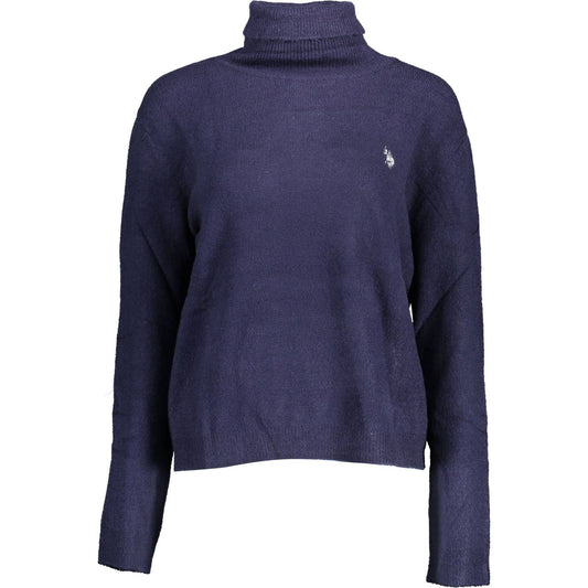 U.S. POLO ASSN. Chic Turtleneck Sweater with Embroidered Logo chic-turtleneck-sweater-with-embroidered-logo