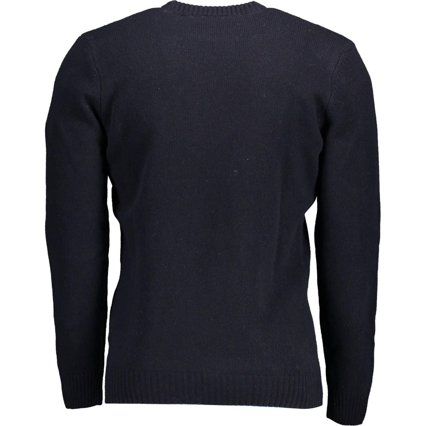 U.S. POLO ASSN. Chic Blue Wool Blend Round Neck Sweater chic-blue-wool-blend-round-neck-sweater