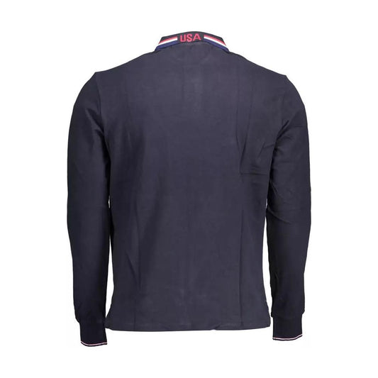 U.S. POLO ASSN. | Classic Long-Sleeved Polo - Contrasting Accents| McRichard Designer Brands   