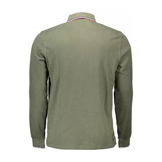 U.S. POLO ASSN. | Chic Green Cotton Polo with Contrasting Details| McRichard Designer Brands   