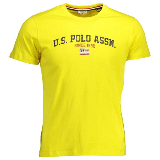U.S. POLO ASSN. Sunny Yellow Crew Neck Logo Tee sunny-yellow-crew-neck-logo-tee