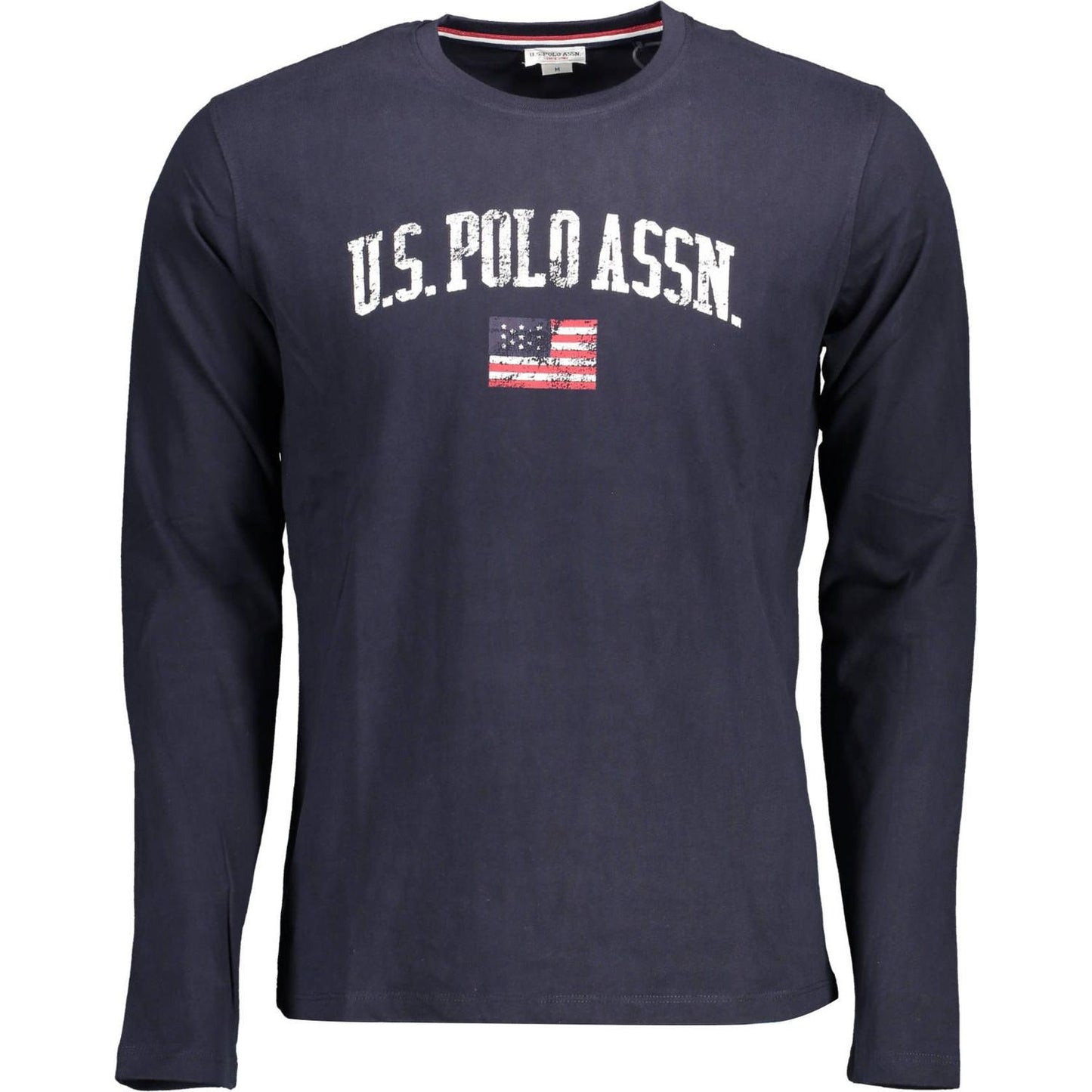 U.S. POLO ASSN. Chic Blue Printed Cotton Tee for Men chic-blue-printed-cotton-tee-for-men