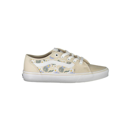 Beige Polyester Sneaker