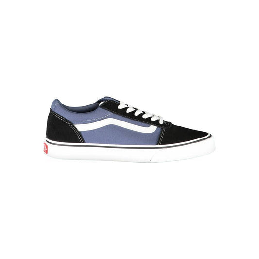 Vans Blue Polyester Sneaker blue-polyester-sneaker-2