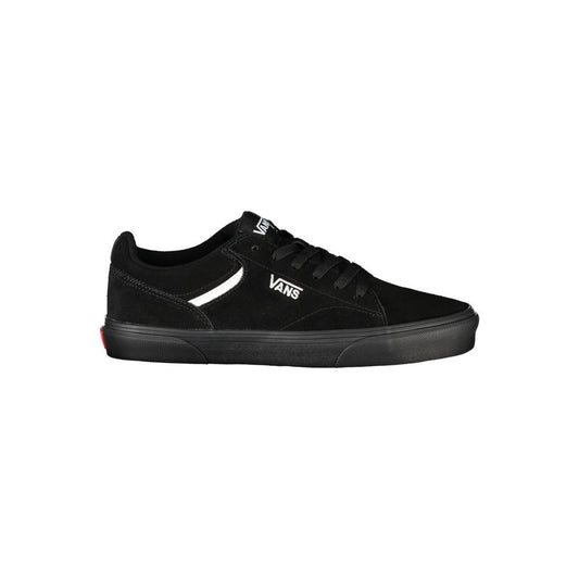 Vans Black Polyester Sneaker black-polyester-sneaker-10