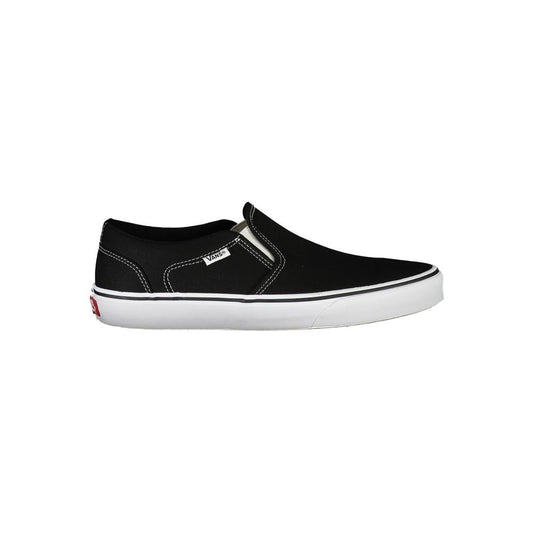 Vans Black Polyester Sneaker black-polyester-sneaker-14