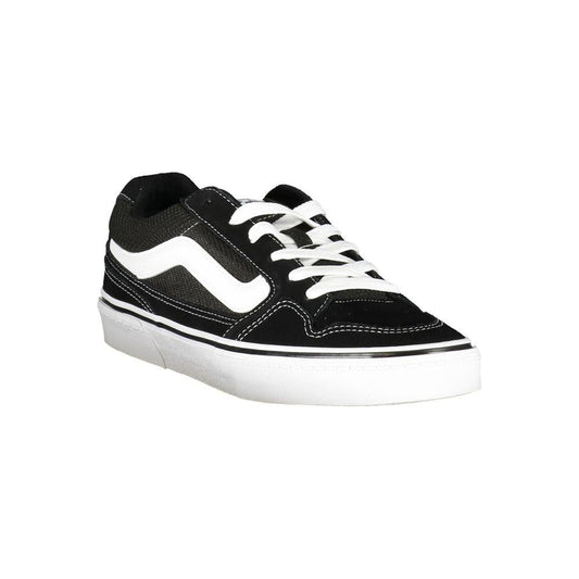 Vans Black Polyester Sneaker black-polyester-sneaker-7