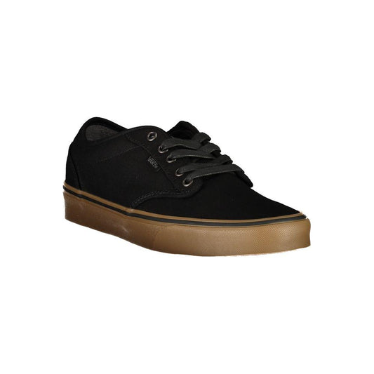 Vans | Sleek Black Lace-Up Sports Sneakers| McRichard Designer Brands   