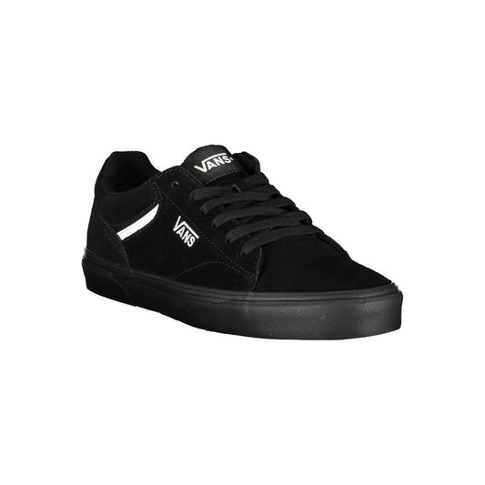 Vans Black Polyester Sneaker black-polyester-sneaker-10