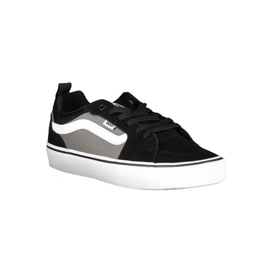 Vans Black Polyester Sneaker black-polyester-sneaker-6