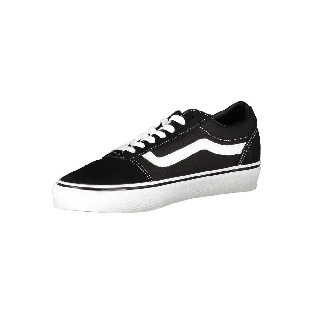 Vans Black Polyester Sneaker black-polyester-sneaker-11