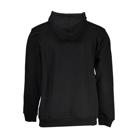 Vans Sleek Black Hoodie with Central Pocket sleek-black-hoodie-with-central-pocket