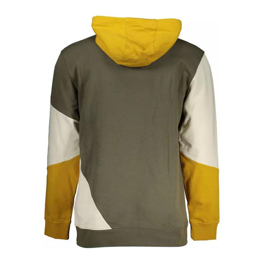 Vans | Green Cotton Hooded Sweatshirt with Logo Print| McRichard Designer Brands   