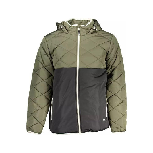 Vans | Classic Green Hooded Jacket with Logo Accent| McRichard Designer Brands   