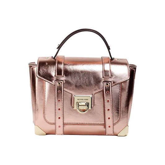 Michael Kors | Manhattan Medium Primrose Leather Top Handle Satchel Bag| McRichard Designer Brands   