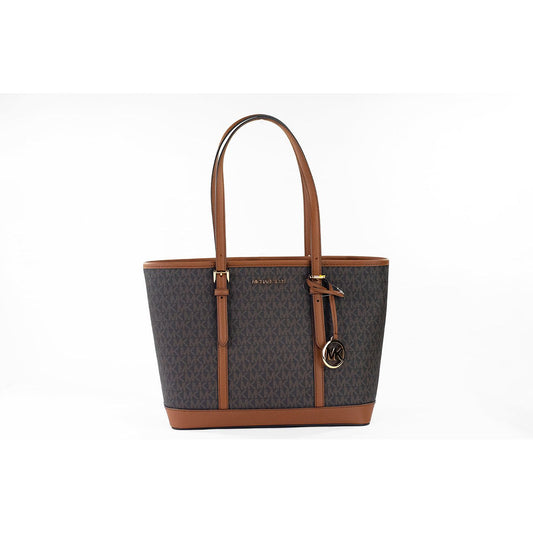 Michael KorsJet Set Travel Small Brown PVC Shoulder Tote Handbag Bag PurseMcRichard Designer Brands£229.00