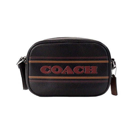 COACH Jamie Mini Black Logo Stripe Leather Camera Crossbody Bag jamie-mini-black-logo-stripe-leather-camera-crossbody-bag