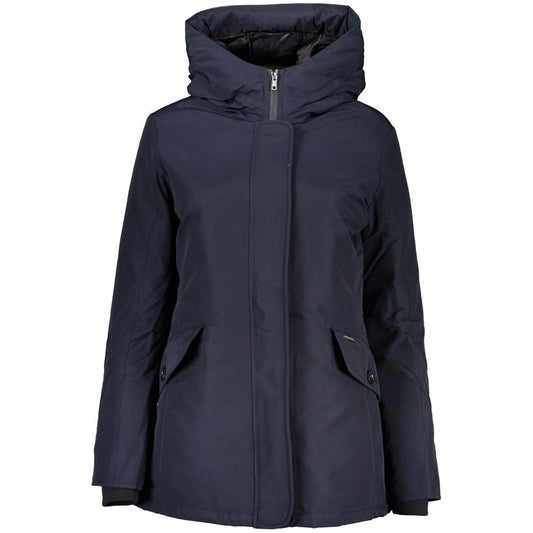 Woolrich Blue Cotton Jackets & Coat blue-cotton-jackets-coat-4