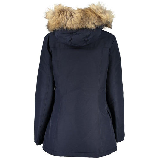 Woolrich Blue Cotton Jackets & Coat blue-cotton-jackets-coat-3