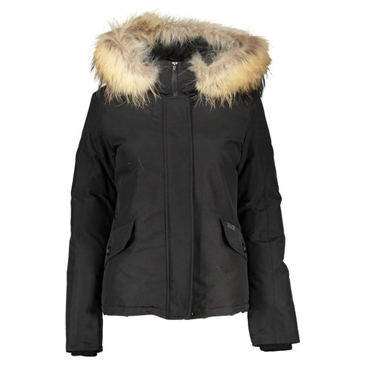 Woolrich Black Cotton Jackets & Coat black-cotton-jackets-coat-2