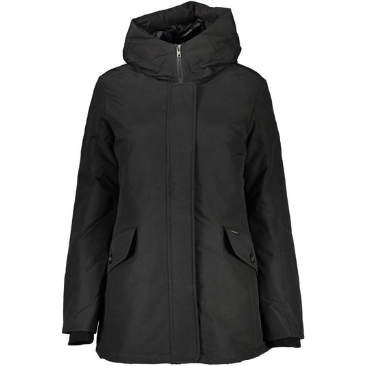 Woolrich Black Cotton Jackets & Coat black-cotton-jackets-coat-5