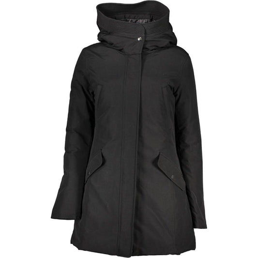 Woolrich Black Cotton Jackets & Coat black-cotton-jackets-coat-6
