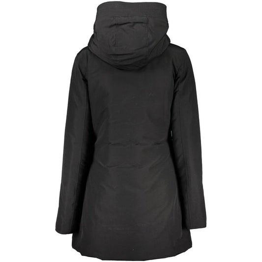 Woolrich | Black Cotton Jackets & Coat| McRichard Designer Brands   