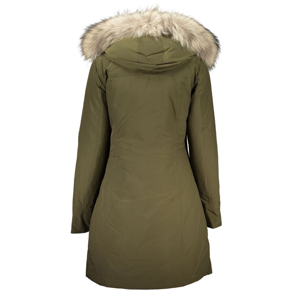 Woolrich Green Cotton Jackets & Coat green-cotton-jackets-coat-2
