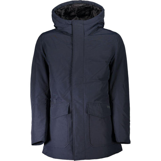 Woolrich Blue Cotton Jacket blue-cotton-jacket-15