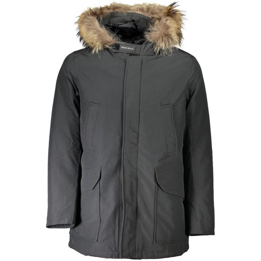 Woolrich Gray Cotton Jacket gray-cotton-jacket-1